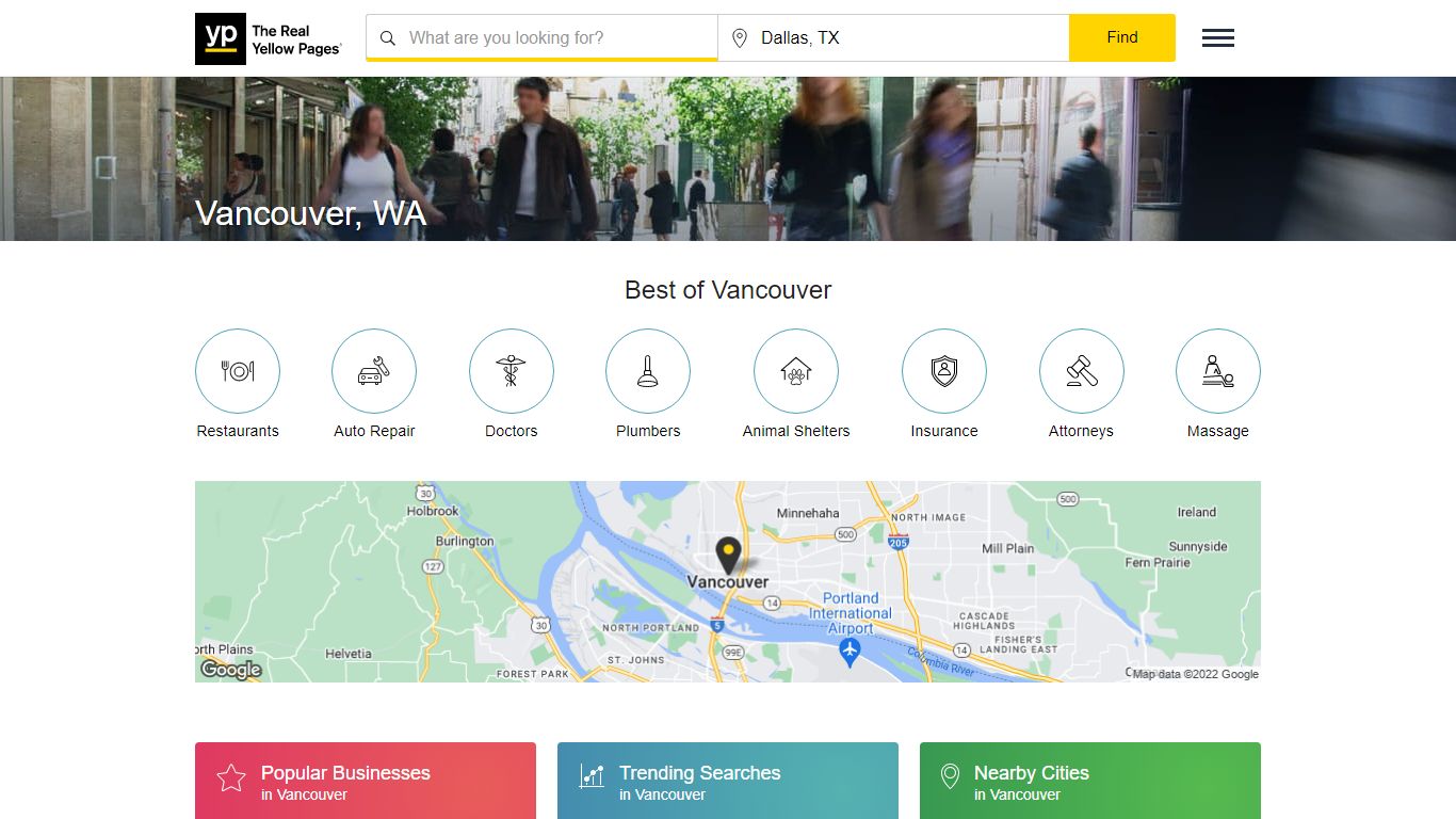 The Real Yellow Pages® - Vancouver, WA Directory - YP.com